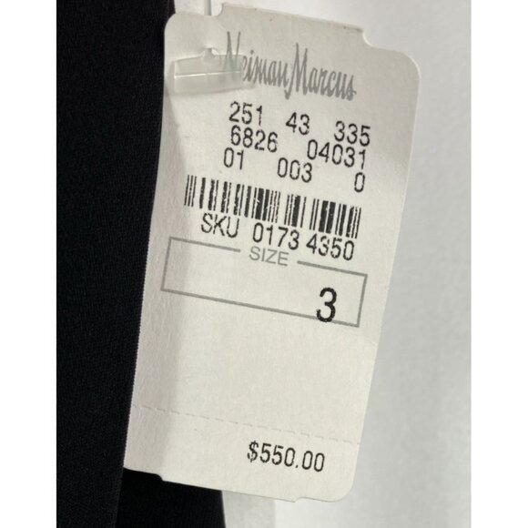 Sz 3 Nwt $550 Shamask Black 100% Silk Pants Light - Medium - Picture 2 of 4